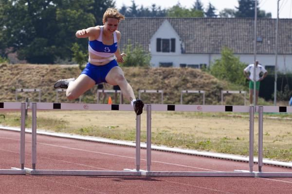 Elke Sommers op de 400m horden